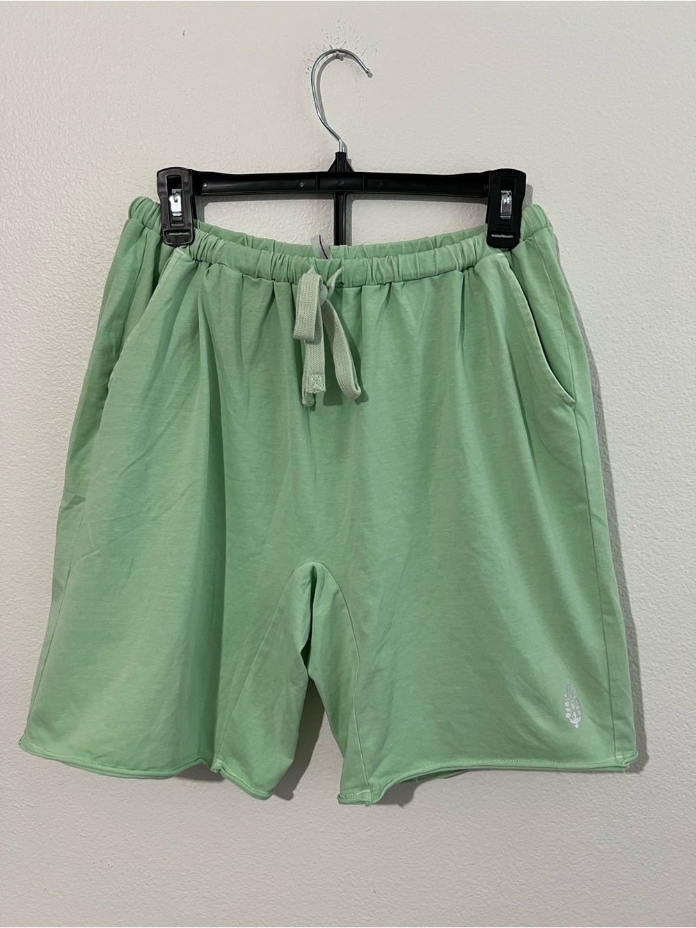 Free People Movement Light Green Athletic Drawstring Shorts